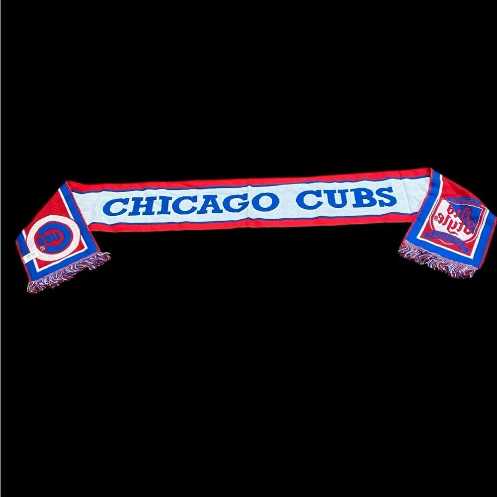 Chicago Cubs Red and Blue Scarf